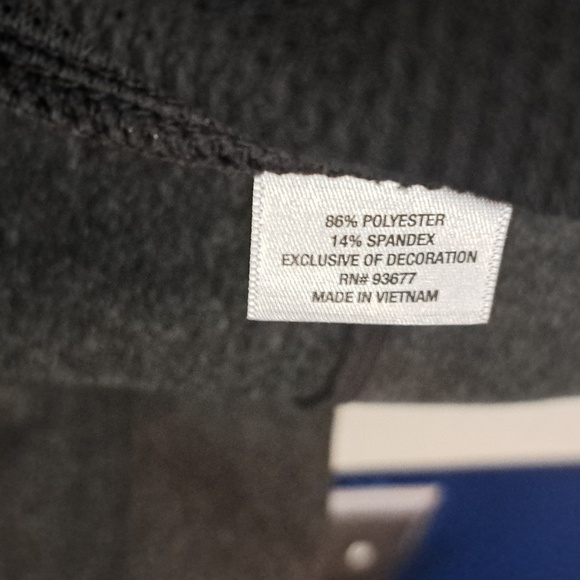 Xersion small charcoal grey athletic quick dry zip jacket light weight nwt - Picture 7 of 9